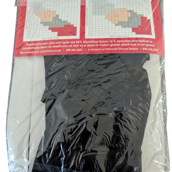 Black Tights Stirrup for Dance - Picture 2 of 4